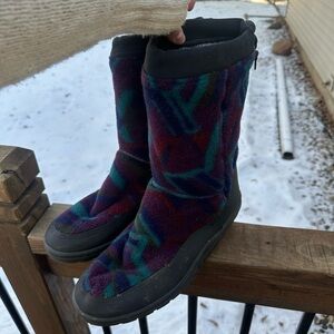 Vintage L.L. Bean Fleece Short Boots